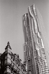 Low angle view of skyscrapers