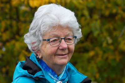 Portrait of a smiling senior woman