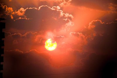 Scenic view of sky during sunset