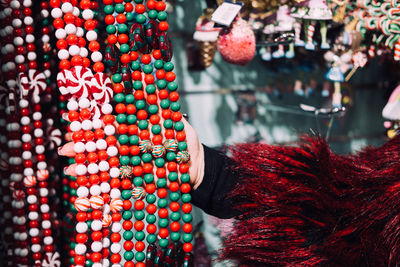 Close-up of christmas tree