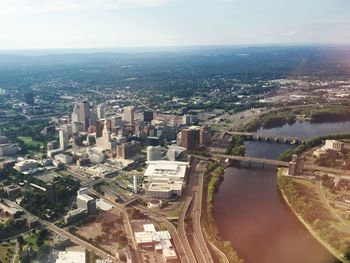 Aerial view of cityscape