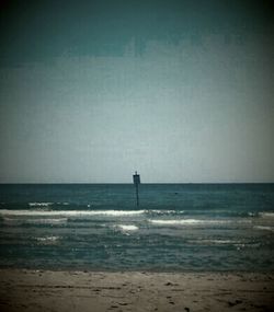 Man standing on beach