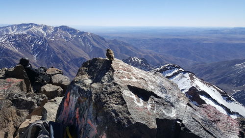 View of mountains against sky