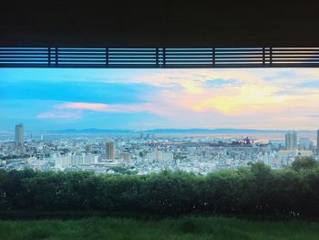 Scenic view of cityscape against sky