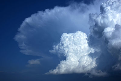 Low angle view of clouds in sky