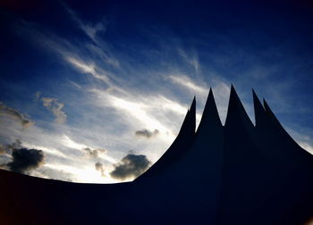 Low angle view of building against sky