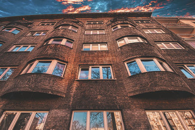 Low angle view of old building