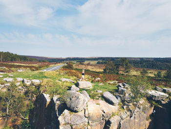 Panoramic view of landscape against sky