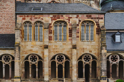 Low angle view of historic building