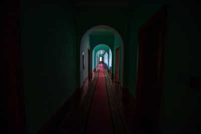 Old hotel corridor