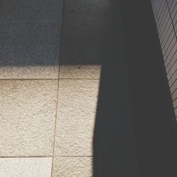 Close-up of shadow on ground