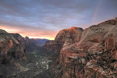 Angels landing, zion national park, utah