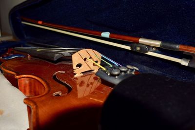 Close-up of guitar