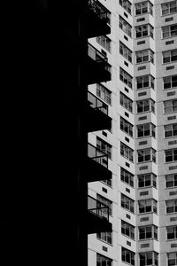 Low angle view of building against clear sky