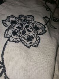 Close-up of floral pattern