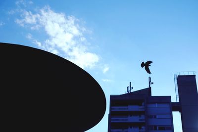 Low angle view of building against sky