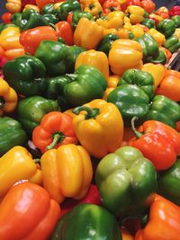 Close-up of tomatoes for sale in market