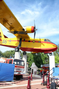 View of train against sky