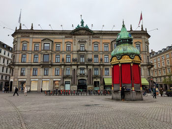 Low angle view of historical building