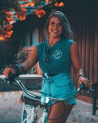 Portrait of a smiling young woman