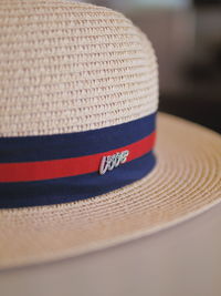 Close-up of hat