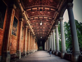 Corridor of building