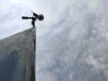 Low angle view of built structure against sky