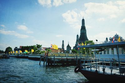 River with buildings in background