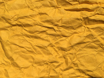 Full frame shot of yellow paper