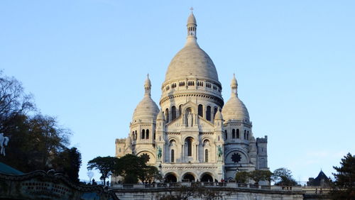 Low angle view of historical building against sky