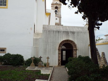 Built structure with trees in background