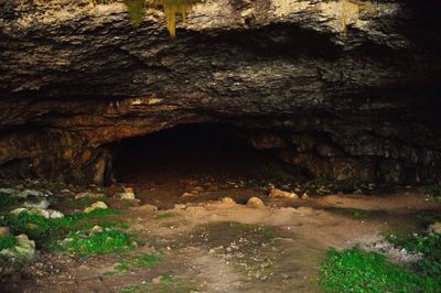 Scenic view of rock formations
