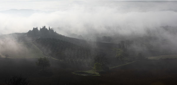 Panoramic view of landscape against sky