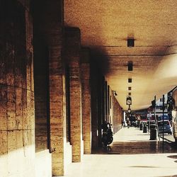 View of corridor of building