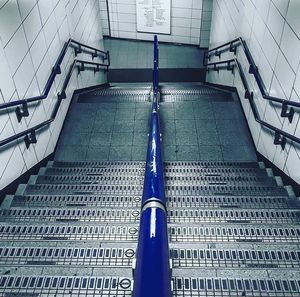 Low angle view of staircase in building