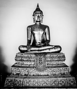 Low angle view of statue