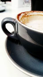 Close-up of coffee cup