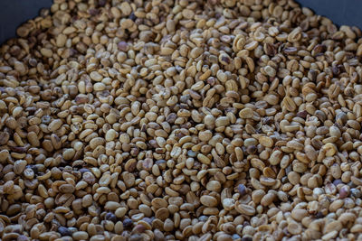 Full frame shot of roasted coffee beans