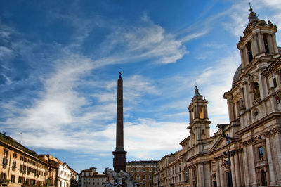 Low angle view of church against sky