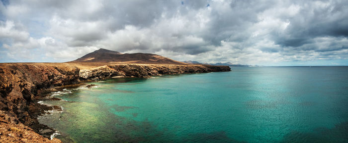 Panoramic view of sea against sky