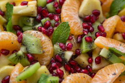 Full frame shot of fruits