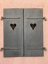 Close-up of metal structure