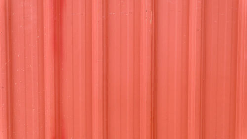 Full frame shot of red wall
