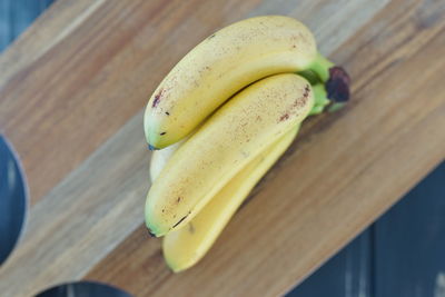 High angle view of fruit on table