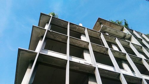 Low angle view of modern building