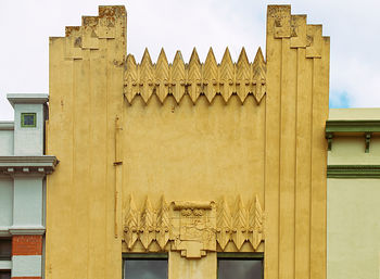 Low angle view of building against sky