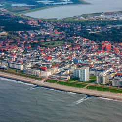 Aerial view of city