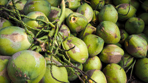 Full frame shot of fruits for sale at market stall