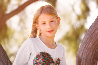 Portrait of a smiling girl