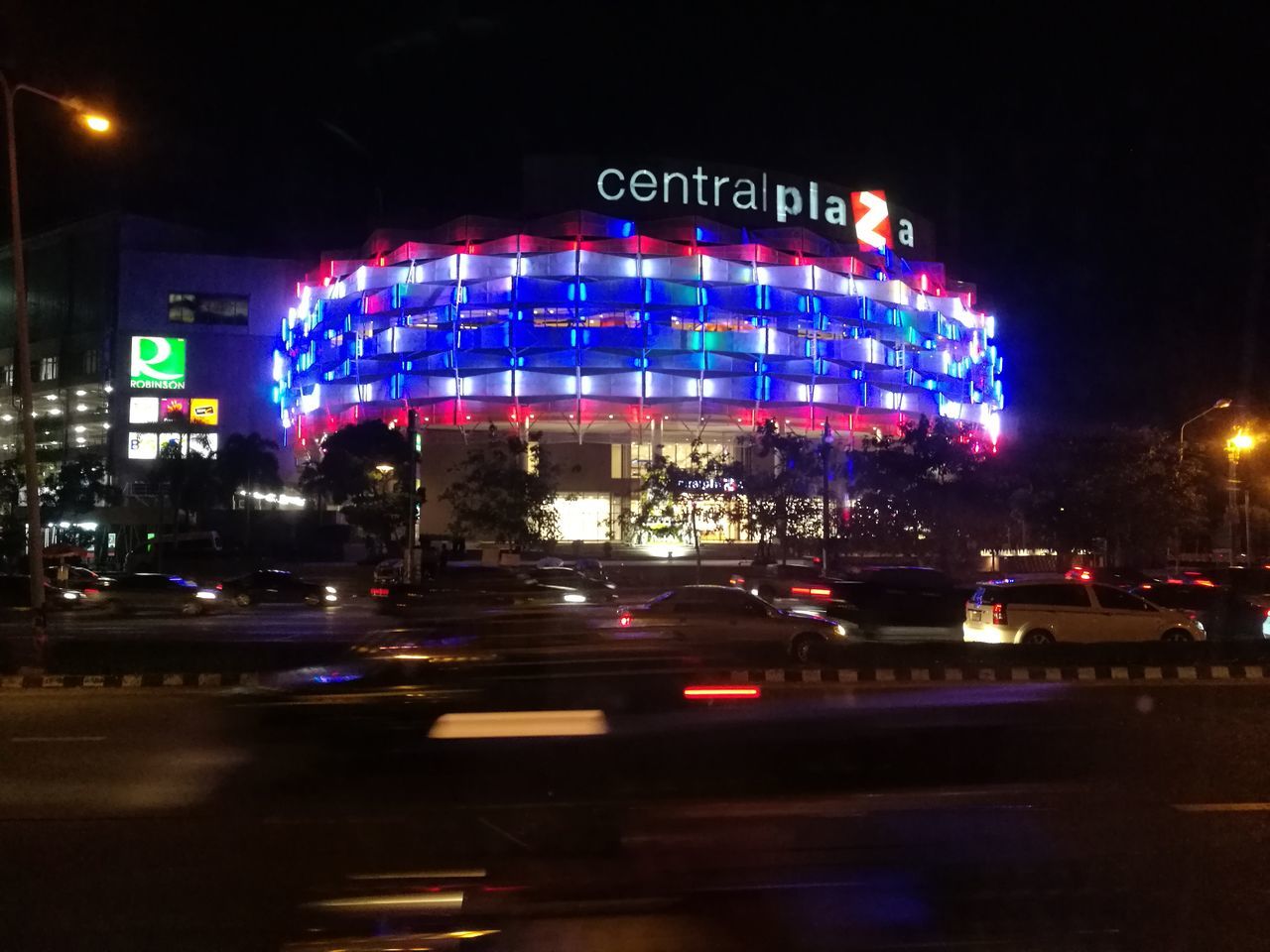 illuminated, night, city, transportation, neon, outdoors, traffic, no people, building exterior, multi colored, road, text